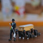 Supper funny 1 to 20 funeral coffin dance action figure