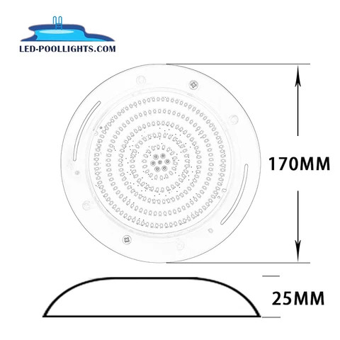 Buy Swimming Pool Light Rgb 12v Waterproof Resin Filled Wall Mounted ...