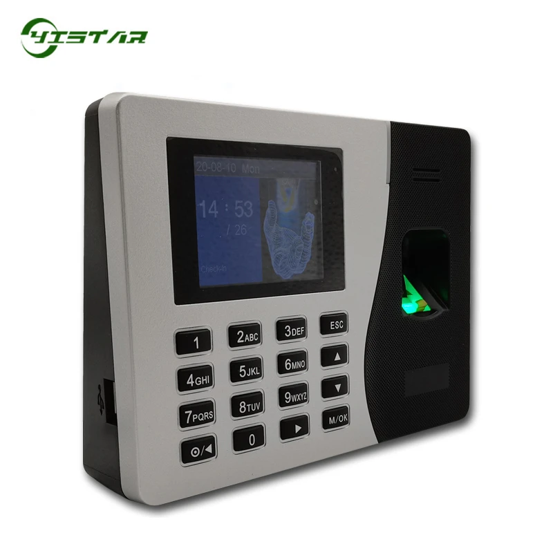 TCP/IP Biometric Fingerprint Time Attendance K14 Smart Attendance Clock Employee Recognition Recording Device Electronic Machine