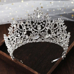 The bride headdress new Europe and the United States to restore ancient ways wedding atmosphere crystal crown hair accessories