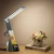 Import Time alarm clock display folding table desk lamp 6 in 1 wireless charging phone stand holder multifunctional charger from China