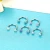 Import Tiny 16G Surgical Steel 3mm Opal Horseshoe RingS Cartilage Hoop Piercing Earrings Nose Navel Piercings Jewelry from China