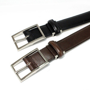 [ TOCHIGI LEATHER ] 30mm Pin Buckle Belt - made in Japan