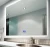 Import Toilet/bath Room Mirror Anti-explosion Led Bathroom Mirror with Clock from China