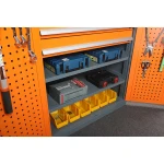 Tool cabinet garage two drawers inside tool chest cabinet professional tool storage cabinet