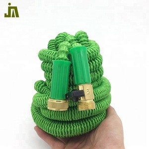 TPE Flexible Garden Hose Expandable Water Hose brass fitting 75FT with nozzle