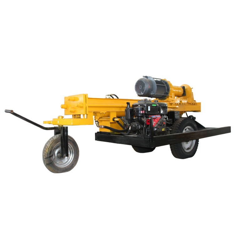 Trailer Mounted Pneumatic Water Well Drilling Press Equipment Portable