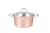 Import tri ply copper cooking casserole dutch oven  with lid from China
