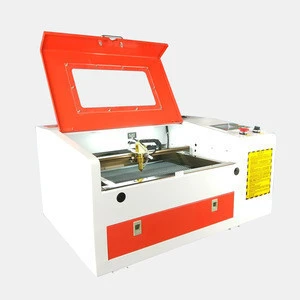 TS4030 mini CO2 Laser Engraver Machine 50W 110V / 220V Desktop Router Engraver Laser Cutting Plotter With USB