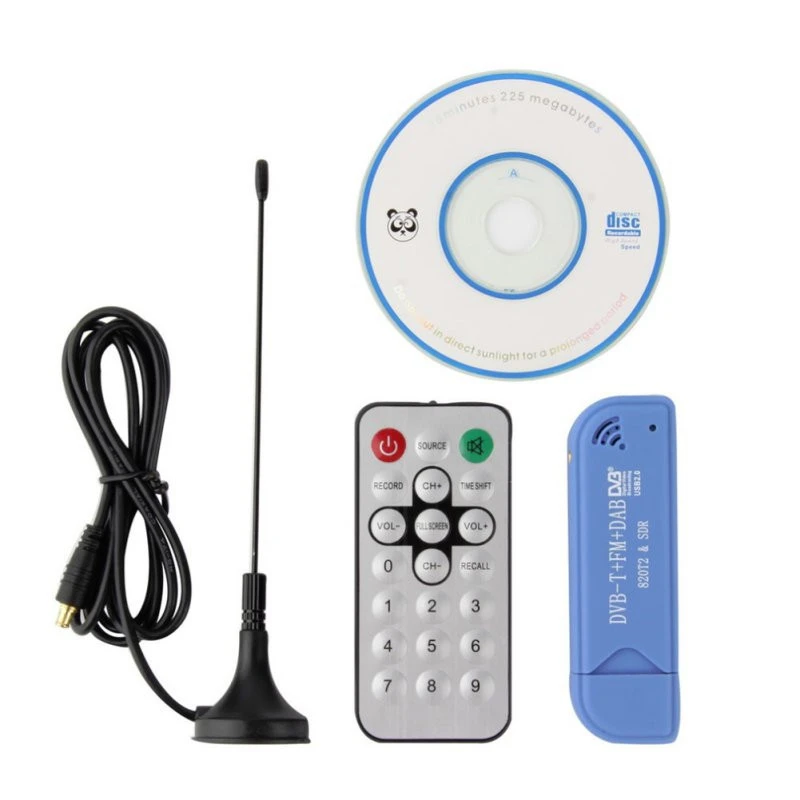 TV stick Mini Portable Digital USB 2.0 TV Stick DVB-T + DAB + FM RTL2832U + R820T2 Support SDR Tuner Receiver TV accessories
