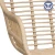 Import TW8711 Metal Rattan Chair Morden and Fashion beige color PE Rattan Wicker Dinning Chair Outdoor from China