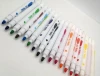 Two dual tips water color felt fine tip pen washable marker for kids drawing and coloring