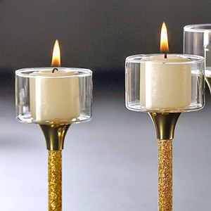 U-shaped Gold Candelabra Candelabrum Candlesticks Candle Holder for Wedding Gift