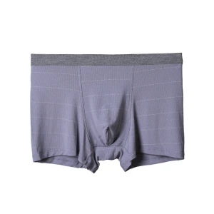 Underwear Men Briefs Sport Boxer Plain Shorts Briefs custom underwear Bamboo rib underpants