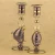 Import Unique hand blown glass 24 crt gold decorated Egyptian Candle Holders from Egypt