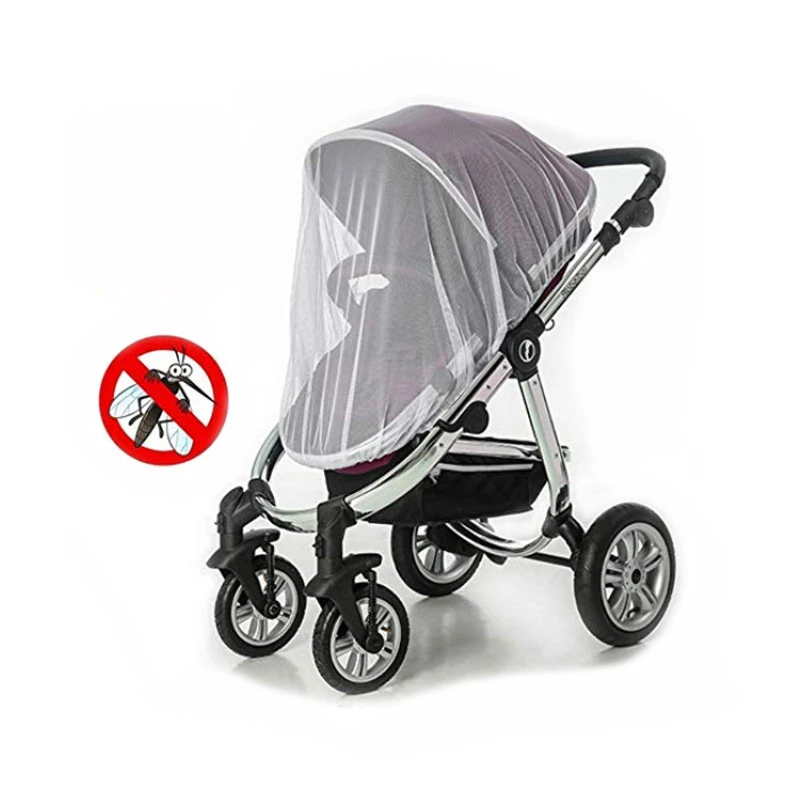 universal net elastic edge anti insect net  baby stroller accessories mosquito for new born