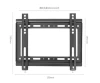 universal tilt tv mount 14-42 inches universal rotating tilting frame tilt fixed revolving reversible tv mount