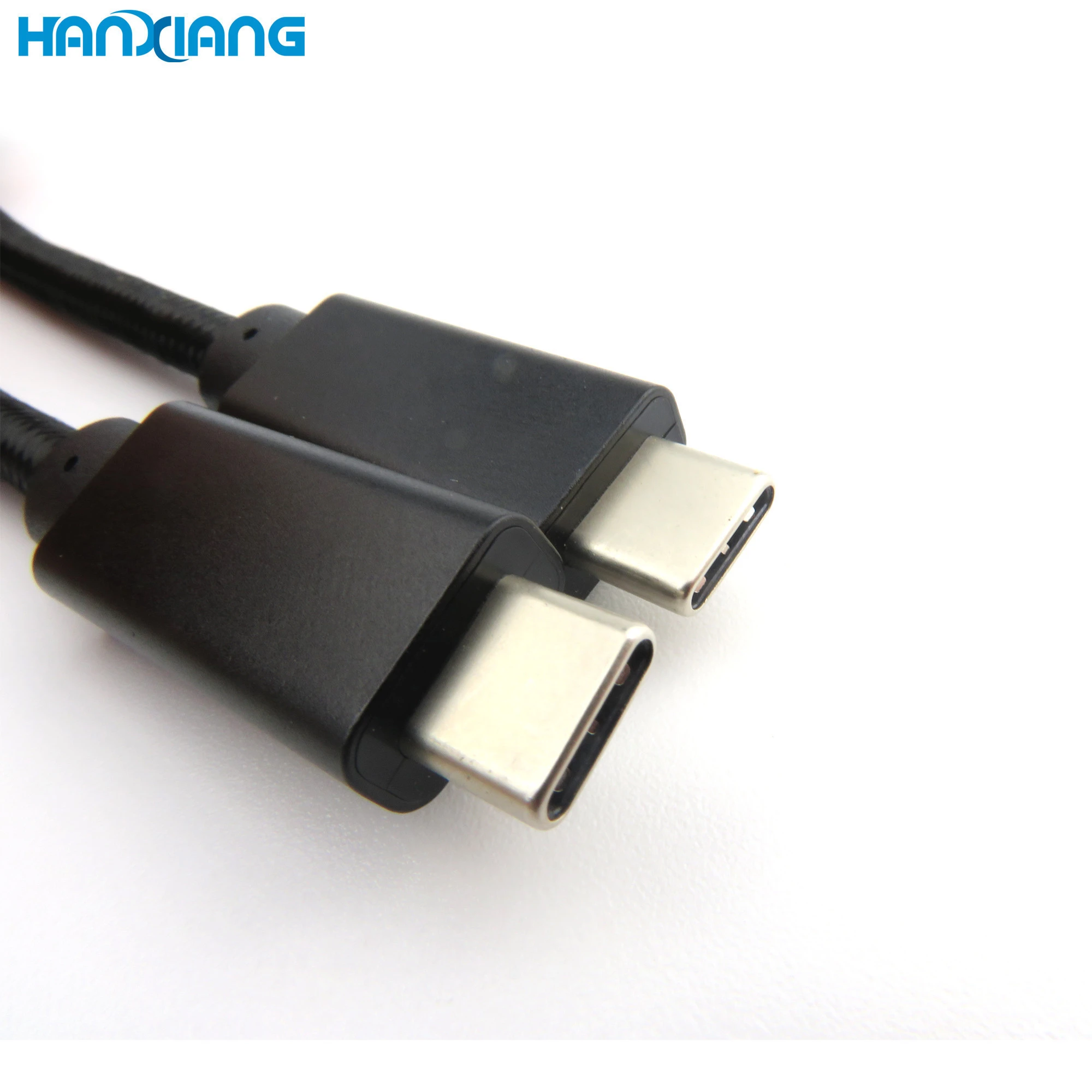 Universal TPE E-MARK Chip Nylon Braided Material OEM Type C 5A 100W PD Funtion USB Cable For Smartphone/Computer Accessories