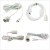 Import us cord set with E26 medium base socket white bulb holder on off switch plug in round electrical textile cable power cord from China