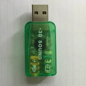 USB 2.0 3D External 7.1 Channel Virtual 12Mbps Audio Sound Card