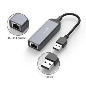 USB2.0 OEM color 10/100Mbps for PC nintendo switch network lan Aluminium alloy housing USB2.0 to RJ45 network adapter