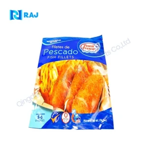 Vacuum Food Packing Bag Plastic Vacuum Bag Print Customized Food Package Heat Seal Gravure Printing Fried Fish Snack Packaging