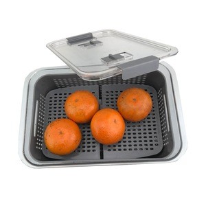 Vegetable and Fruit Seasoning Sealed Preservation Box Refrigerator Moisture Preservation Storage Box