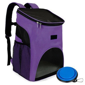 Ventilated Design Small Cats and Dogs Travel Hiking Premium Pet Carrier Backpack
