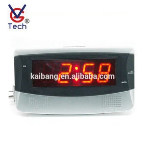 VGW-2006 AC Power Electronic Desktop LED Alarm Clock