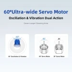 Vibrosonic Toothbrush Sweep 60 Oscillation Electronic Toothbrush Custom Smart Sonic Electric Toothbrush Rechargeable