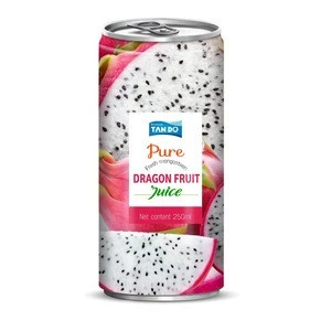 VIetnam OEM Fruit juice/ fresh dragon juice/ natural/ 240ml can/ ISO, Haccp, Halal