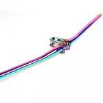 Wake Aluminium Alloy Mountain Bike Handlebar Bicycle Riser Bar MTB Handlebar The Downhill Plating Color