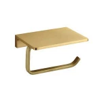 Wall mounted brass robe hook toilet brush paper holder chrome cheap glass bath accessories sets for bathroom