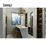 Wall unit design home bookcase usage modern tv cabinet