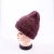 Import Warm womens winter hat soft woolen knitted hat oversized casual beanie hat from China