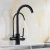 Import water filter faucet for kitchen sink deck mount brass polished 3 way water purifier faucet single hole black kitchen faucet from China
