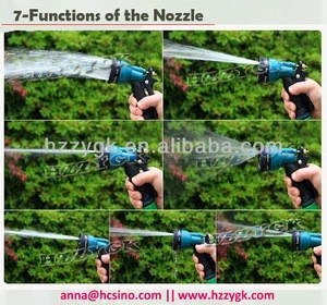 Watering Irrigation Hose c/w 7 Pattern Adjustable Sprayer [SA-1003]