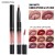 Import Waterproof Long Wear Matte Double End Lip Gloss And Lip Liner from China