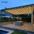 Import Waterproof Retractable PVC Pergola Motorized Patio Awnings With Louvered Roof with Curtain or LED from China