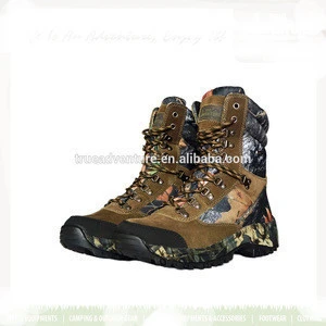 waterproof rubber rain black military camo fishing boots for hunting
