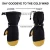Import Waterproof winter ski snowboard leather gloves & mittens from China