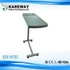 Wearable White ABS Mobile Hospital Tray Table With Liftable And Lowerable Height KJW-MT05