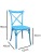 Import wedding chair party restaurant hotel chair Detachable Resin or Hard plastic cross back chair for event from China
