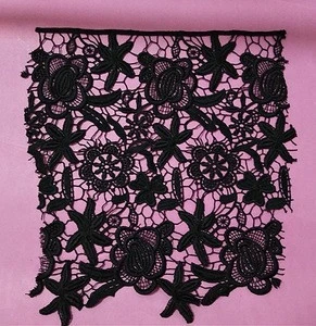 Welcome customizable design embroidery lace and lace fabric for garment and dress