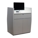 white lacquer reception desk fashionable small reception desk high gloss reception desk