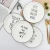 Import White porcelain plate, new bone china simple plate &amp; dishes, ceramic dinner plate from China