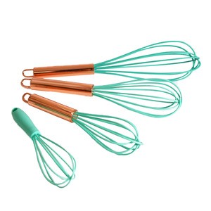 whole sale bright color silicone whisk hand egg beater