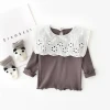 Wholesale 0-4 Years Cute infant & toddlers clothing blank baby long sleeve t-shirts
