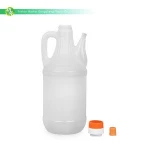Wholesale 1 litre packing clear bbq plastic sauce bottle for soy sauce