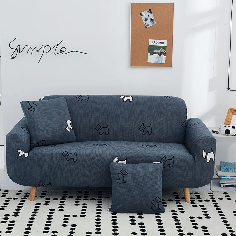 Wholesale 1/2/3/4 seat full-inclusive printed stretch sofa cover waterproof and dustproof sofa cover
